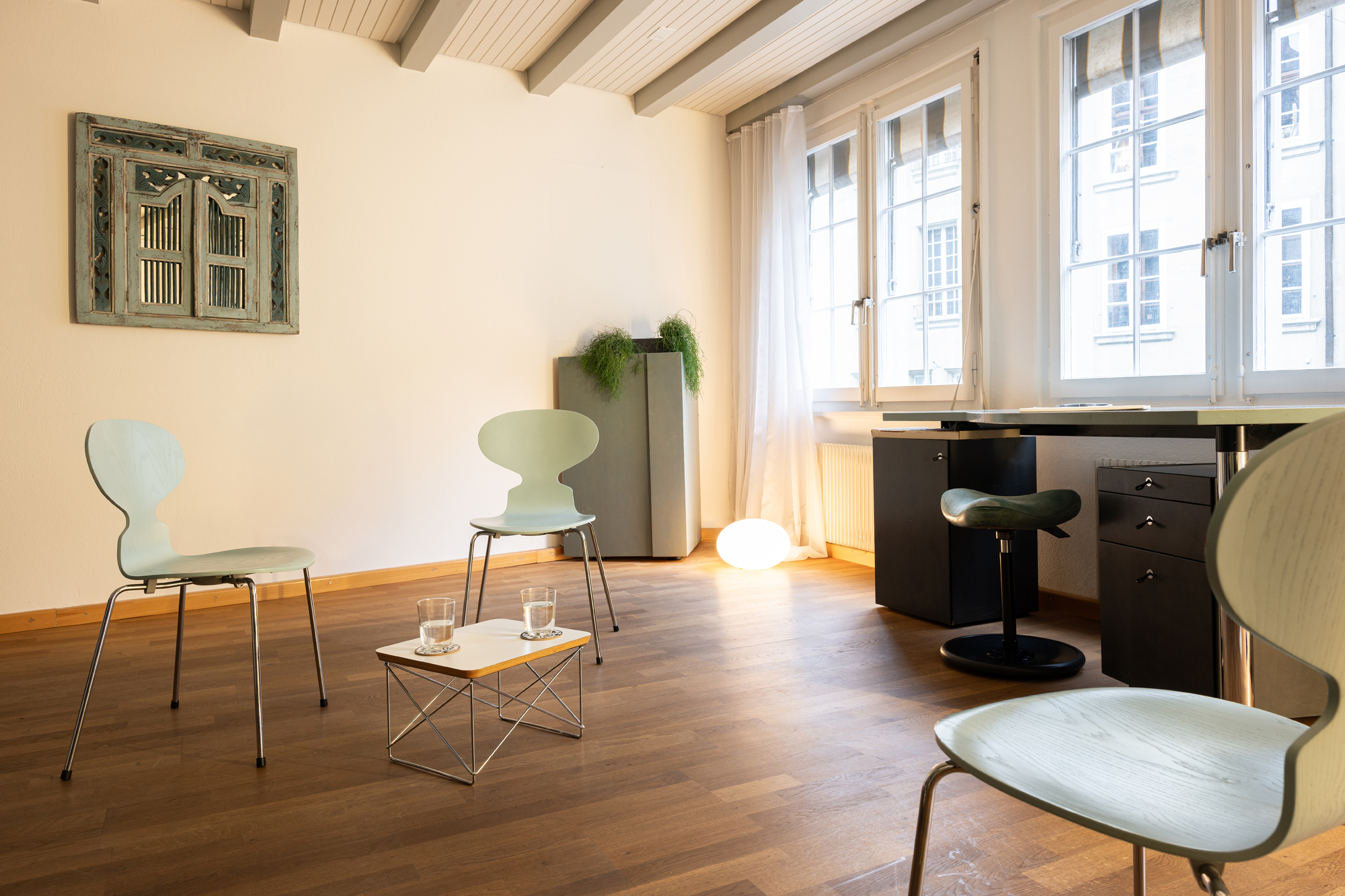 Beratungszimmer von sprechort in der Berner Altstadt.